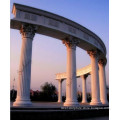 Classics Design Square Garden Used White Marble Column Pedestals